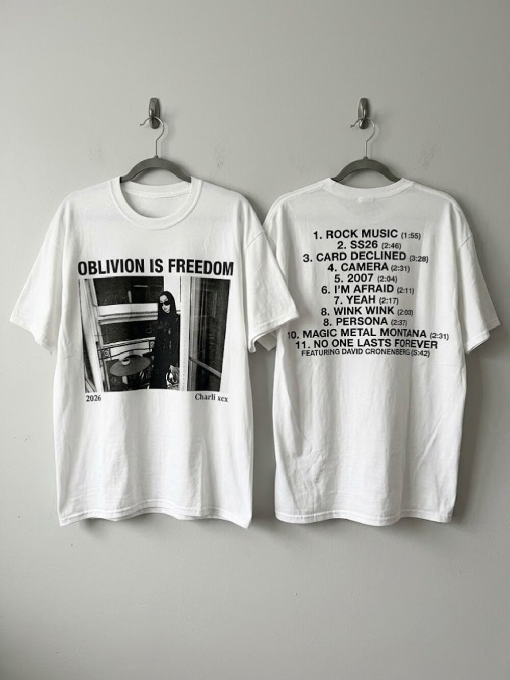 Oblivion Is Freedom Tracklist T-shirt